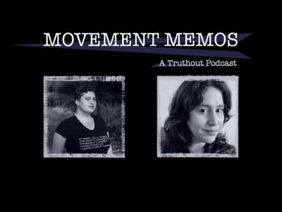 Movement Memos - a Truthout Podcast - portrait images of guest Tal Lavin and host Kelly Hayes